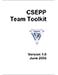 CSEPP Teams Toolkit